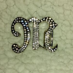 Miss Me Rhinestone Belt Buckle